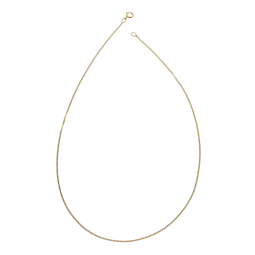 Chaine en plaqué or maille gourmette