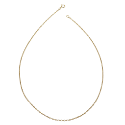 Chaine en plaqué or maille forçat