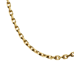 Chaine en plaqué or maille forçat