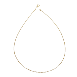 Chaine en plaqué or maille forçat