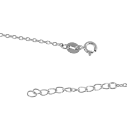 Collier en argent rhodié, papillon oxydes de zirconium