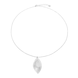 Collier en argent rhodié
