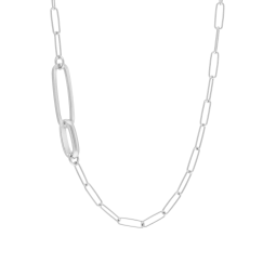 Collier en argent rhodié