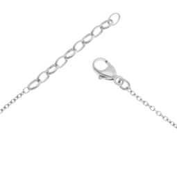Collier en argent rhodié et nacre
