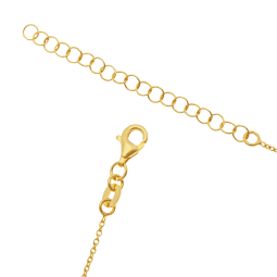 Collier en argent doré, maman chérie