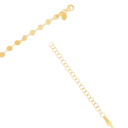 Collier en argent doré