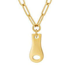 Collier en acier doré