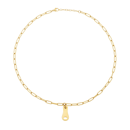 Collier en acier doré