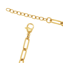 Collier en acier doré