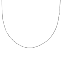 Collier en argent rhodié