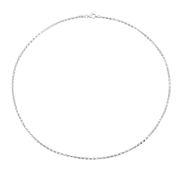 Collier argent rhodié