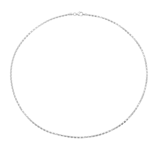 Collier argent rhodié