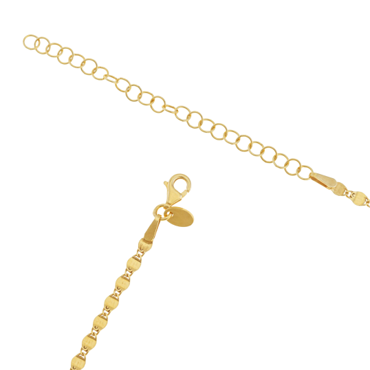 Collier en argent doré