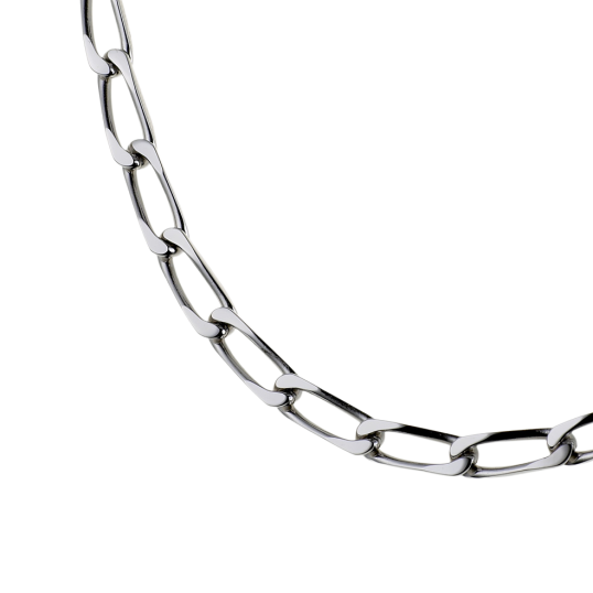 Collier en argent rhodié maile cheval Collier en argent rhodié maile cheval