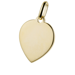 Pendentif coeur en plaqué or