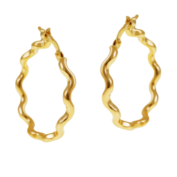 Boucles d'oreilles en plaqué or