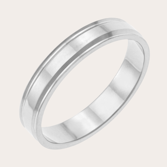 Alliance en palladium 4 mm