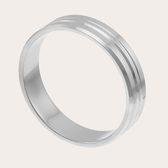 Alliance en palladium 5 mm, lisse