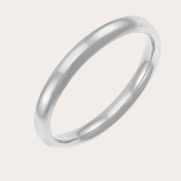 Alliance en palladium, jonc confort 3 mm