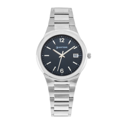 Montre femme, boite et bracelet en acier, verre minéral