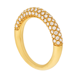 Bague en or gris, saphir et diamants Bague en or gris, saphir et diamants