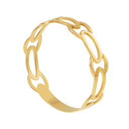 Bague en or jaune, ajourée