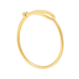 Bague en or jaune et diamant Bague en or jaune et diamant