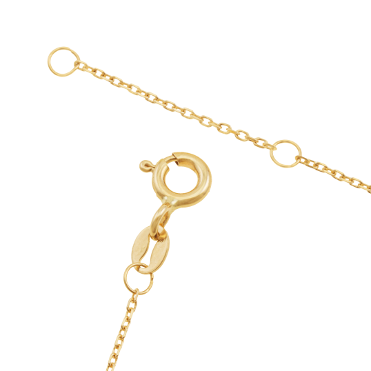 Bracelet en or jaune et hématites carrées