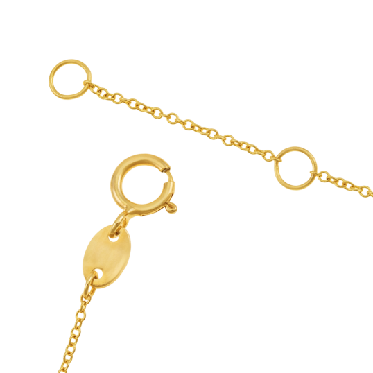 Bracelet en or jaune, rectangle