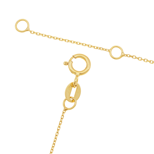 Collier en or jaune et perles de cultures, double chaînes