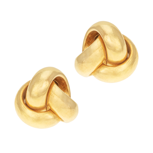 Boucles d'oreilles en or jaune 