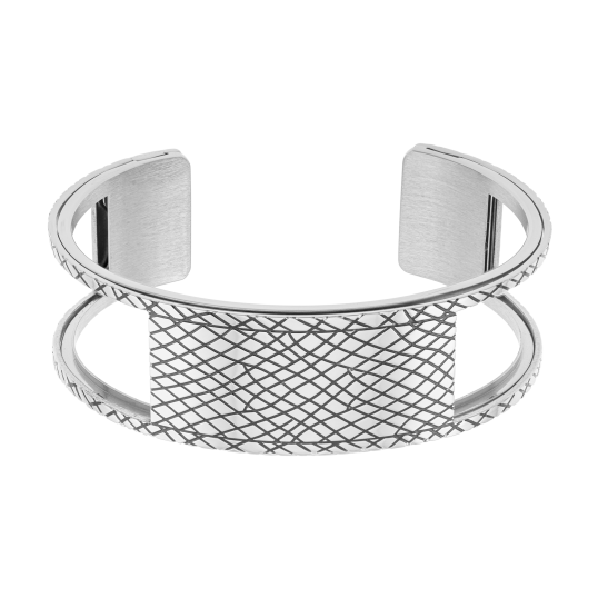 Bracelet jonc Méli Versa en acier et laque, 20mm