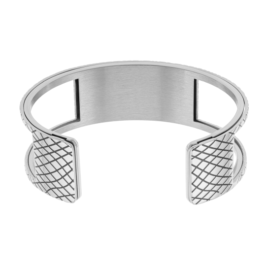 Bracelet jonc Méli Versa en acier et laque, 20mm