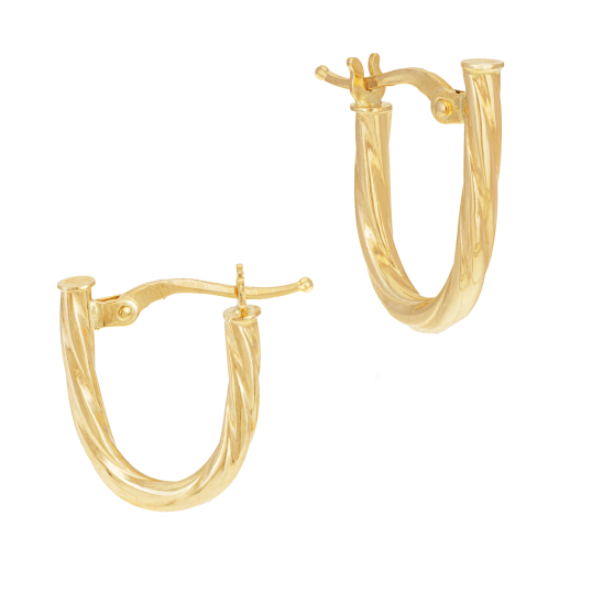 Créoles en or jaune