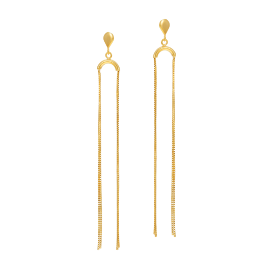 Boucles d'oreilles en or jaune 