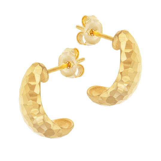 Boucles d'oreilles en or jaune 