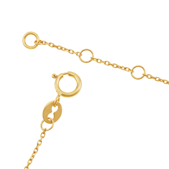 Bracelet en or jaune et rhodié, diamants, double infini