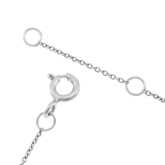 Collier en or jaune et argent rhodié, saphirs, rond