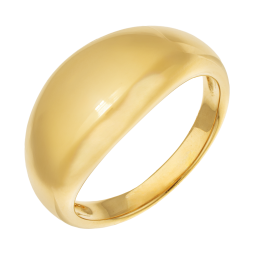 Bague en plaqué or, doré à l'or fin 