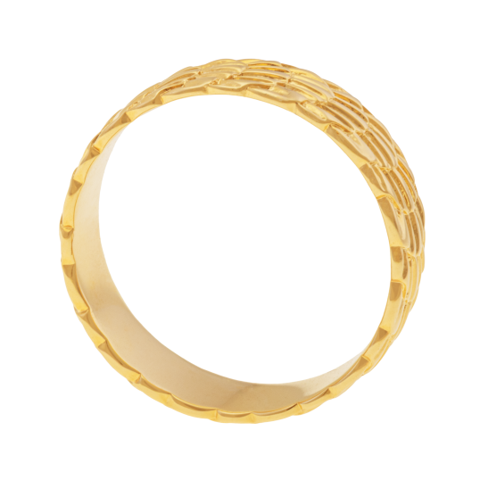 Bague en plaqué or, doré à l'or fin