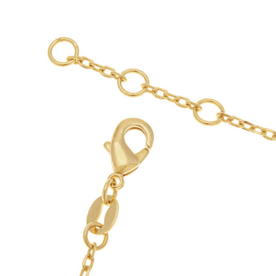 Bracelet en plaqué or et oxydes de zirconium