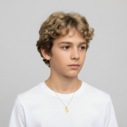 Médaille en or jaune, croix