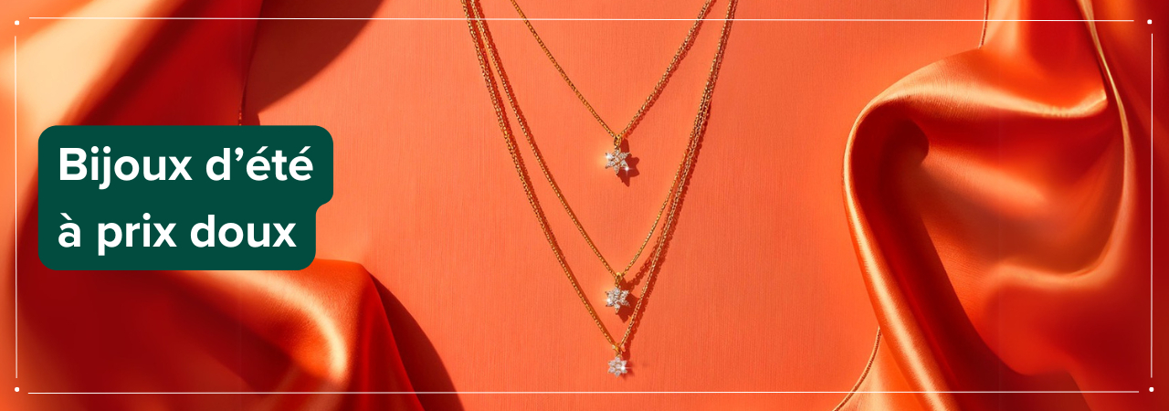 Collection bijoux plaqué or et argent